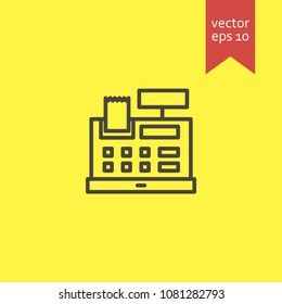 cash register. cash register icon. sign design. Vector EPS 10
