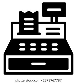 Cash Register Icon for uiux, web, app, infographic, etc
