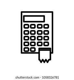 cash register icon vector