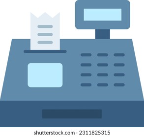 Cash Register icon vector image. Suitable for mobile application web application and print media.