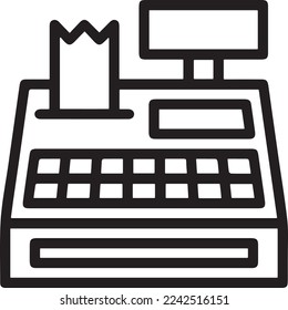 Los iconos del registro de caja conjunto vector, icono del registro de caja, colores del registro de caja, concepto de transparencia del registro de caja se pueden utilizar para web y móvil