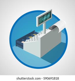 Cash register illustration