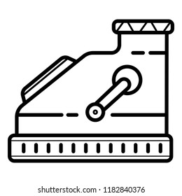 Cash register machine icon