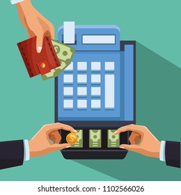 Cash register sales