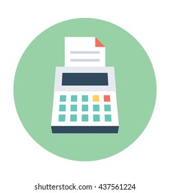 Cash Register Vector Icon