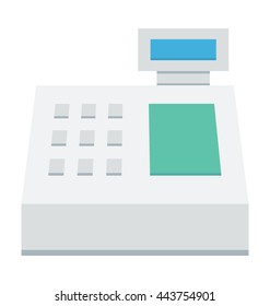 Cash Register Vector Icon
