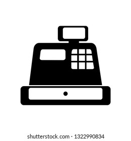Cash register. Vector Illustration. EPS 10