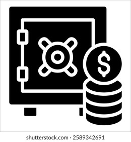 Cash Reserve Icon Element For Design