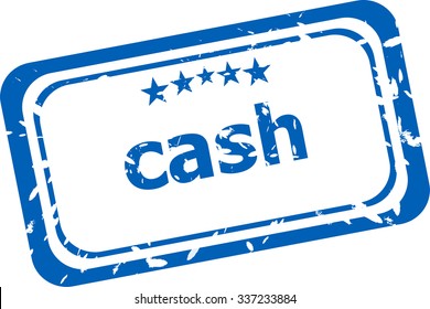 cash Rubber Stamp over a white background. vector illustration