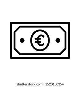 cash thin line vector icon