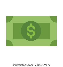 Cash Vector Flat Icon For Personal And Commercial Use.

