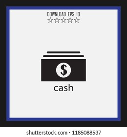 cash vector icon