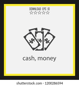 cash   vector icon