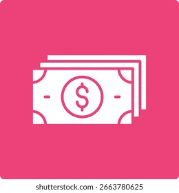 Cash vector icon. Can be used for printing, mobile and web applications.