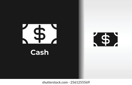 Cash Vector, Icon Or Logo Sign Isolated Symbol Illustration