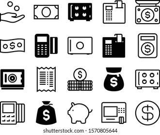 cash vector icon set such as: weight, earn, note, equilibrium, stacked, customer, math, office, hand, growth, invoice, holding, treasury, human, stack of money, calculator, logo, one, pig, scales