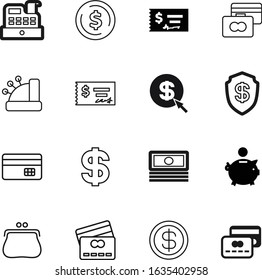 cash vector icon set such as: price, trendy, usd, lines, abstract, greed, stack, purchase, shield, safety, logo, protect, value, guard, defend, bag, secure, usa, pouch, feminine, vintage, safeguard