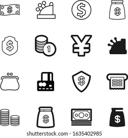 cash vector icon set such as: print, sell, internet, japan, equipment, credit, euro, feminine, identity, debit, check, bill, ticket, amount, pouch, shadow, counter, person, image, yellow, increase