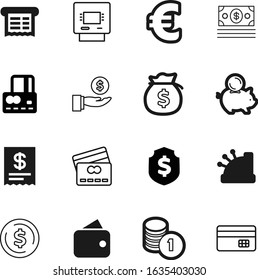 cash vector icon set such as: human, coins, savings, equipment, object, guard, pig, investing, loan, businessman, shadow, safety, ui, wallet, secure, online, shield, service, gradient, box, saving