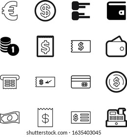 cash vector icon set such as: graph, pie, growth, statistics, pile, savings, code, calculation, hand, expense, register, personal, customer, report, gray, ticket, salary, cheque, chart, paperwork