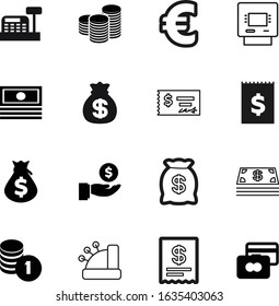 cash vector icon set such as: treasure, till, office, backgrounds, meter, store, electronic, supermarket, logistic, internet, sales, canvas, identity, bills, style, account, funds, atm, cost, savings