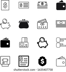 cash vector icon set such as: pictogram, store, electronic, statistics, defend, lines, group, chart, growth, arrow, image, increase, safeguard, cards, curve, bills, collection, amount, transfer