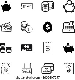 cash vector icon set such as: letter, metal, billing, safety, digital, paperwork, concept, amount, contour, register, gradient, shop, box, bag, cards, sack, identity, silhouette, work, atm, funding