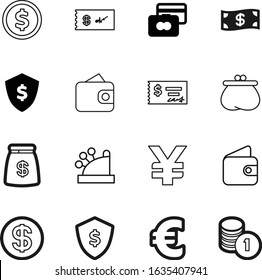cash vector icon set such as: plastic, calculator, economy, european, japan, europe, save, shape, chips, trendy, shadow, retail, outline, commerce, identity, work, pictogram, bills, feminine