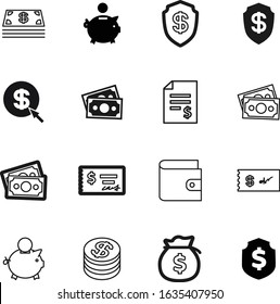 cash vector icon set such as: invoice, balance, silhouette, internet, work, bills, checkbook, coins, businessman, ui, card, sell, purchase, online, mouse, earning, wallet, shop, bill, total, purse