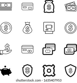 cash vector icon set such as: funds, transfer, invest, style, store, equipment, euro, withdraw, earning, electronic, ui, pig, set, consumer, customer, code, piggy, budget, currencies, green, global