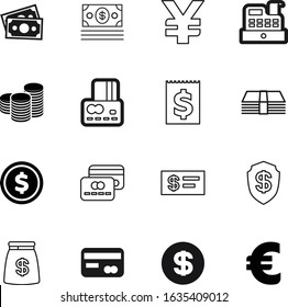 cash vector icon set such as: green, safeguard, defend, chips, savings, personal, european, work, safety, box, identity, pound, old, economy, coins, pen, check, cheque, success, profit, japan, secure