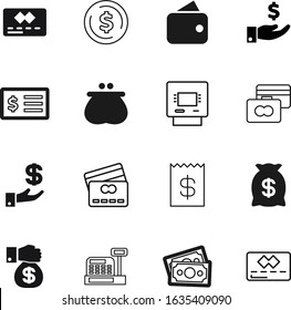 cash vector icon set such as: accounting, sell, salary, cost, print, restaurant, cashier, gift, debt, label, transfer, funds, glyph, withdraw, stack, total, work, technology, consumer, cashbox