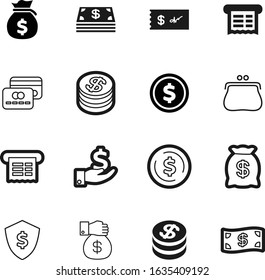 cash vector icon set such as: accounting, green, secure, plastic, pen, vintage, debit, protect, trendy, object, profit, style, wallet, safety, pouch, purse, ui, holding, funding, beauty, cost