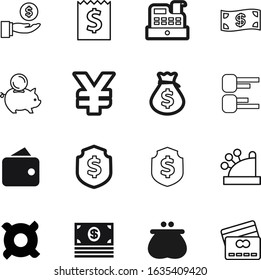 cash vector icon set such as: online, purchase, graph, businessman, diagram, abstract, pictogram, gradient, pouch, digital, technology, atm, arrow, pie, earning, japan, feminine, paid, work, old