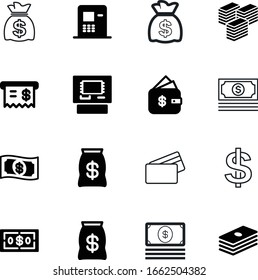 cash vector icon set such as: logistic, internet, start, check, banknote, green, cargo, profit, delivery, sale, retail, balance, element, usd, pound, dollars, cafe, restaurant, american, food, purse