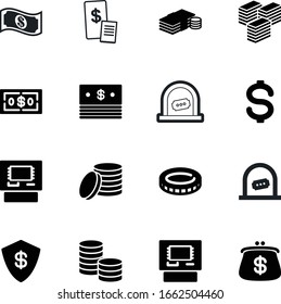cash vector icon set such as: cashier, security, shield, purchase, safety, price, restaurant, color, total, hold, savings, check, safe, company, cafe, protection, transfer, hand, start, reataurant