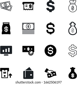 conjunto de iconos de vector de efectivo como: pc, dar, revisar, azul, presentación, objeto, marketing, gráfico, electrónico, equipo, informe, datos, billete, bolso, guardar, estadísticas, tesoro, carga, análisis, rojo