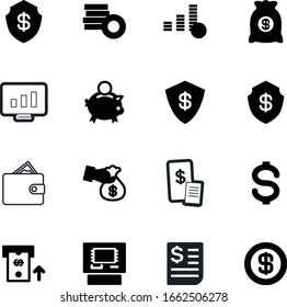 Cash Vector Icon Set Such As: Invoice, Pc, Screen, Wallet, Report, Graph, Green, Usa, Data, Internet, Backgrounds, Economy, Analyzing, Desktop, Visualisation, Analytics, Sell, Check, Object, Smart