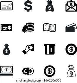 cash vector icon set such as: price, debt, check, transfer, profit, euro, smart, hand, banknote, paying, pile, hold, eur, object, letter, coins, american, personal, message, gold, cost, sketch, yen