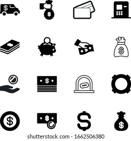 Symbolsatz für die Vektorillustration in bar: Technologie, Besitz, Mittel, Einzelhandel, Einkauf, Investitionen, LKW, Film, Plastik, GP, Auto, Palm, Transport, Schulden, Verkauf, Auto, Geben, Unterhaltung, Kreis, Markt, Wirtschaft