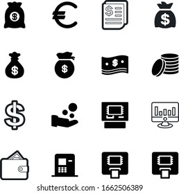 conjunto de iconos de vector de efectivo como: entrega, pila, fondos, pantalla, monitor, usa, análisis, gráfico, salario, análisis, documento, retención, azul, análisis, logística, recibo, papel, economía, factura, inicio, gráfico
