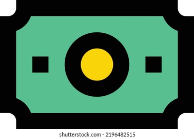 ilustración de cash Vector en un fondo transparente.Símbolos de calidad premium.Icono vectorial de trazo para el concepto y el diseño gráfico.