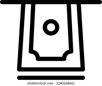 ilustración de cash Vector en un fondo transparente. Símbolos de calidad superior. Iconos vectoriales de línea delgada para el diseño de conceptos y gráficos.