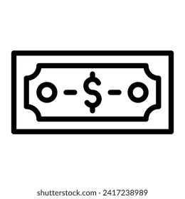 Diseño de iconos de línea de vector de caja