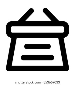 
Cash Withdrawal Bold Line Vector Icon
