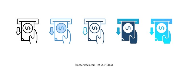 Barabhebungs-IconSet Mehrfachstil-Sammlung