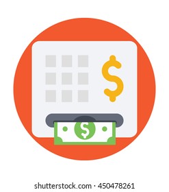 Cash Withdrawal Vector Icon