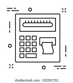 Cash Withdrawal Vector Icon