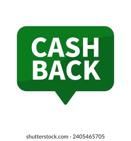 Cashback En Forma De Rectángulo Verde Para Promoción De Venta Comercialización Comercial Información De Medios Sociales
