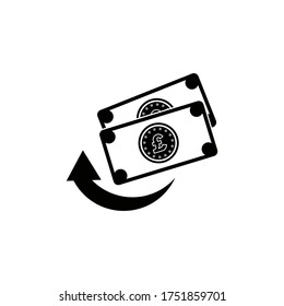 cashback icon design vector template eps10
